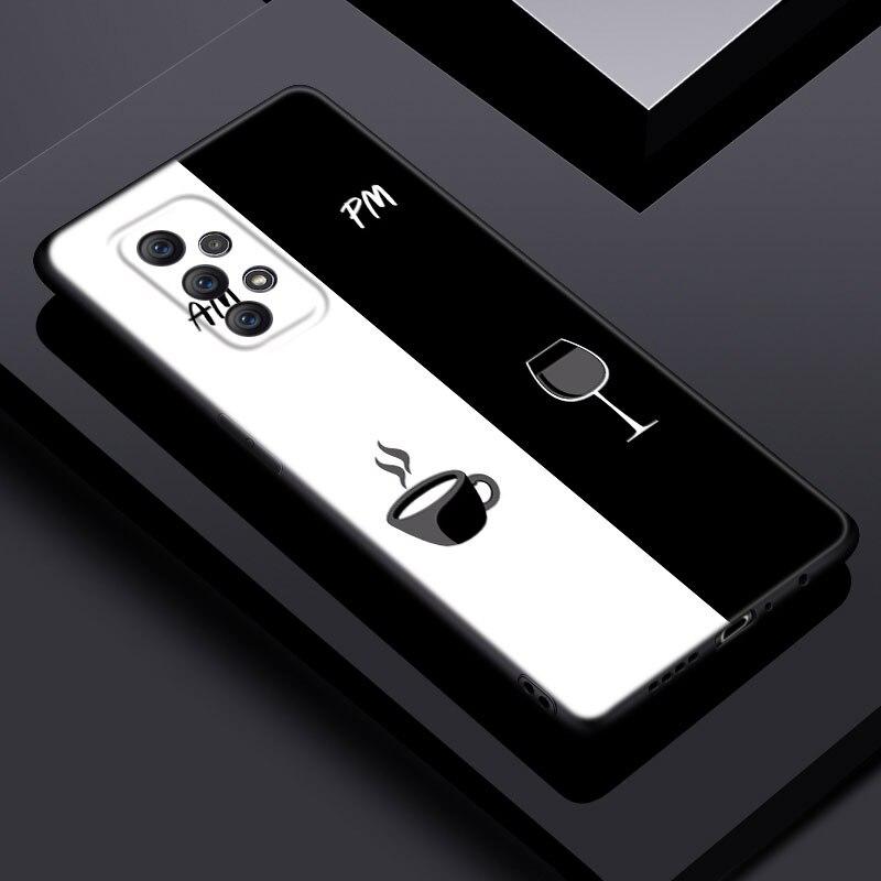 Coffee Wine Cup Phone Case For Samsung Galaxy A21 A30 A50 A52 S A13 A22 A32 A33 A53 A73 5G A11 A12 A31 A51 A70 A71 A72 Cover