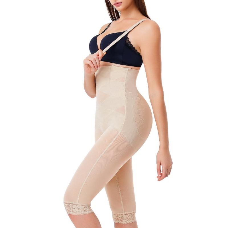 Women High Waist Tummy Control Butt Lift Breathable Mesh Tight Shaping Pants