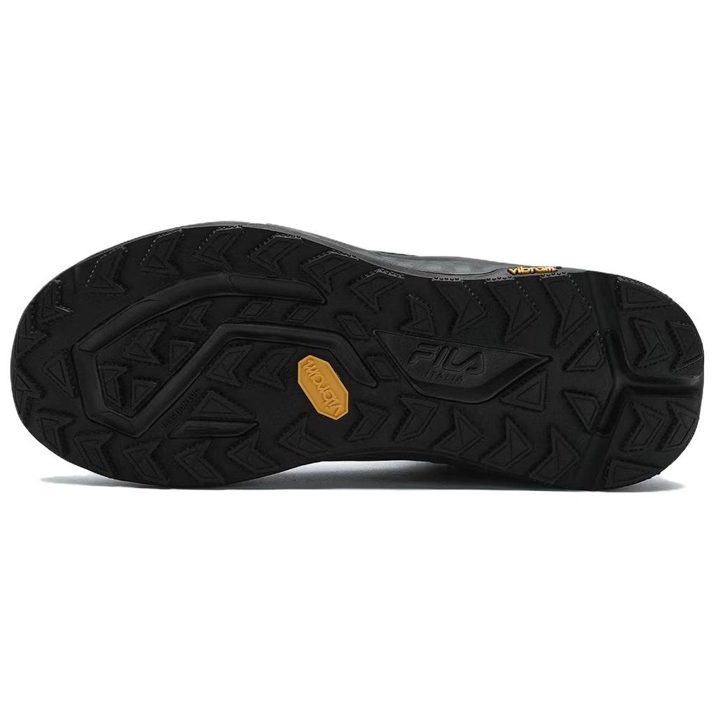 Fila Boa Wolf Simple Comfortable Fleece Mid-Top Outdoor Functional Shoes Women Shoes Black A12W441217FBK