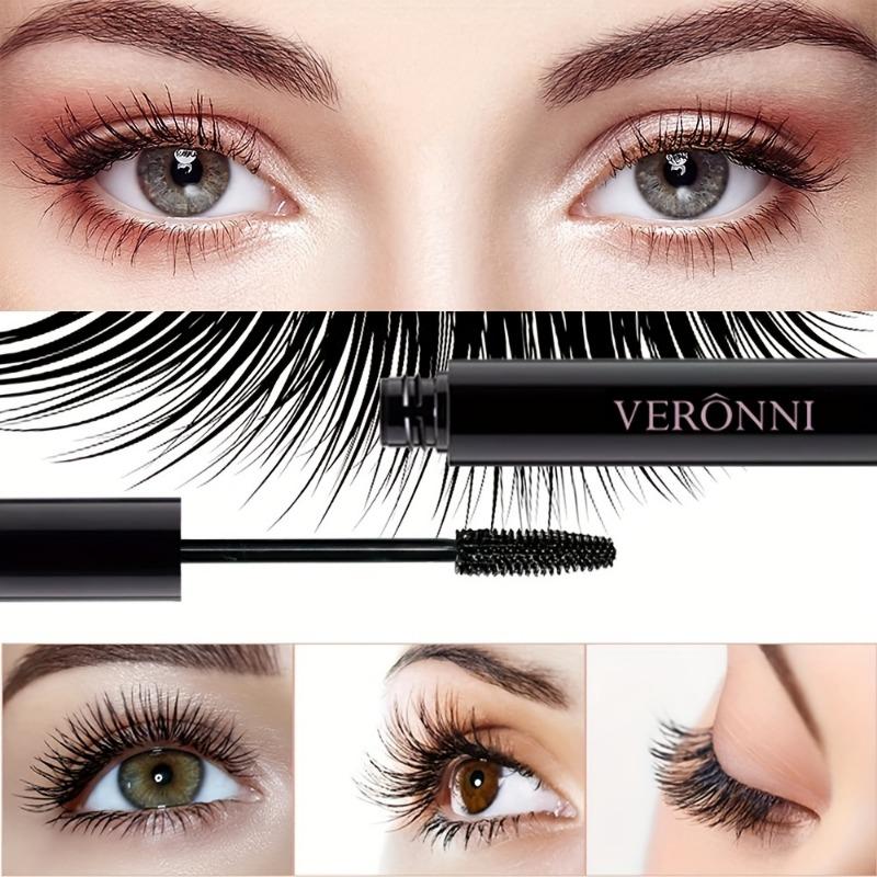 Waterproof Mascara Long-Lasting Smudge-Proof Curling Formula for All Skin Types
