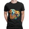 Golden Brothers Classic Funny 100 Cotton Tshirt Labrador Retriever Tees Tops For Unisex