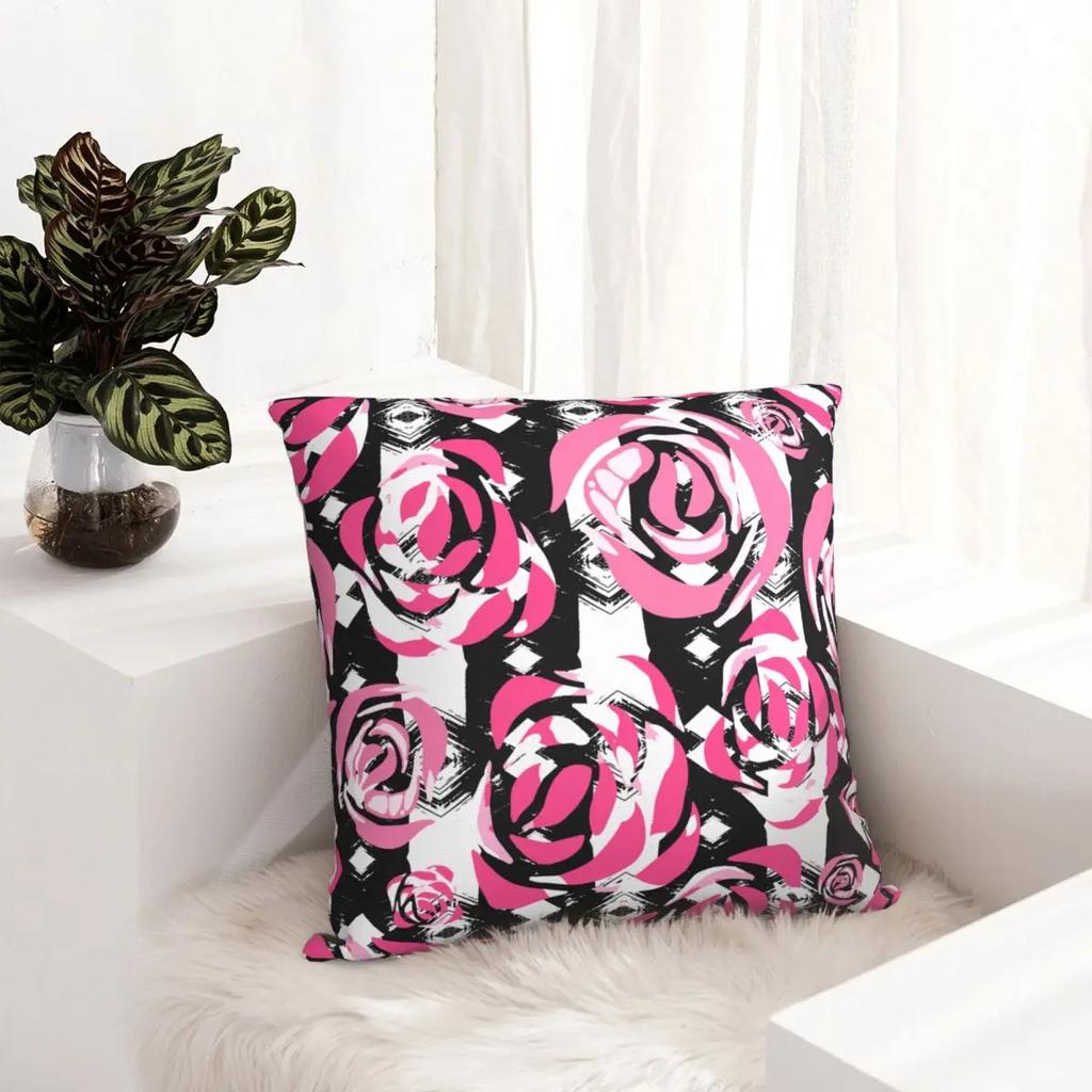 Tribal Ethnic Roses Grunge Pillowcase Polyester Cushion Cover Decor Throw Pillow Case Cover Seat Square '