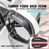 2pcs Carbon Car Rearview Mirror Rain Eyebrow Blocker Sun Visor For Haval Great Wall Jolion H1 H2 H3 H4 H5 H6 H7 H9 F5 F7 M4 M6