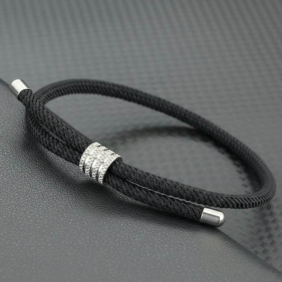 Simple Elegant Adjustable Cord Bracelet For Both Men And Women Grade A 4mm Rope Handmade Braided Friendship Braslet Unfading