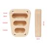 2x Wood Hangboard Rock Climbing Holds Fingerboard Finger Strengthener Easy to Use Smooth Training