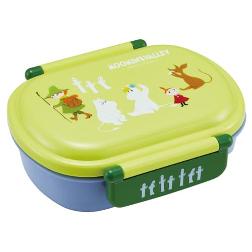 Skater Children's Antibacterial Lunch Box, Soft and Fluffy, 360ml, Moomin Design, Made In Japan, QAF2BAAG-A