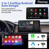 2 In 1 USB C Portable Wireless CarPlay Adapter Android Auto 5Ghz WiFi Bluetooth Car Dongle Compatible with Most Cars