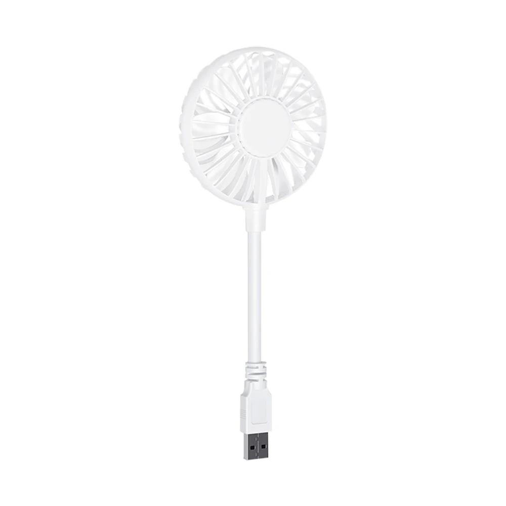Small Fan Mute Cooling Fan Creative Plug And Play Usb Portable Fan Student Dormitory Cooler Accessories For Power Bank Laptop Pc белый
