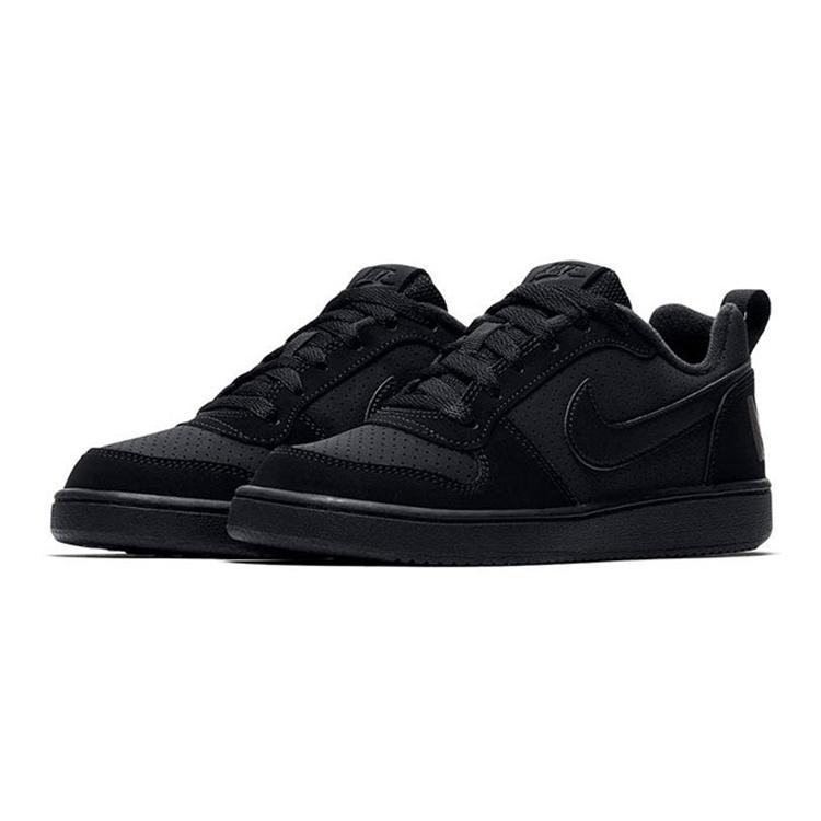 (GS) Nike Court Borough Low Shoes Black Kids' 839985-001