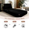 Modern Single-Seater Lounge Sofa with Integrated Storage and Elegant Tassel Accents for a Cozy Living Space