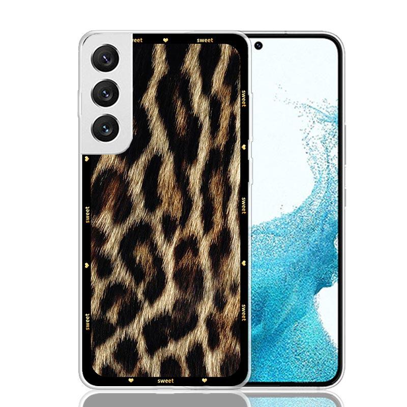 Animal Leopard Print Phone Case For Samsung Galaxy S26 S25 Edge S24 S23 FE S22 Ultra S21 Plus S20 + Fundas Cover Coque Galaxy S2