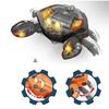 Interactive Musical Light-Up Crab Toy Car Orange with Black Accents, ABS Material, Fun Sensory Play for Youngsters, Battery Not Included