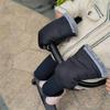 Baby Stroller Gloves Thick Fleece Lining Hand Warmer Infant Cart Mittens Winter Warm Hand Muffs for Outdoor Activities