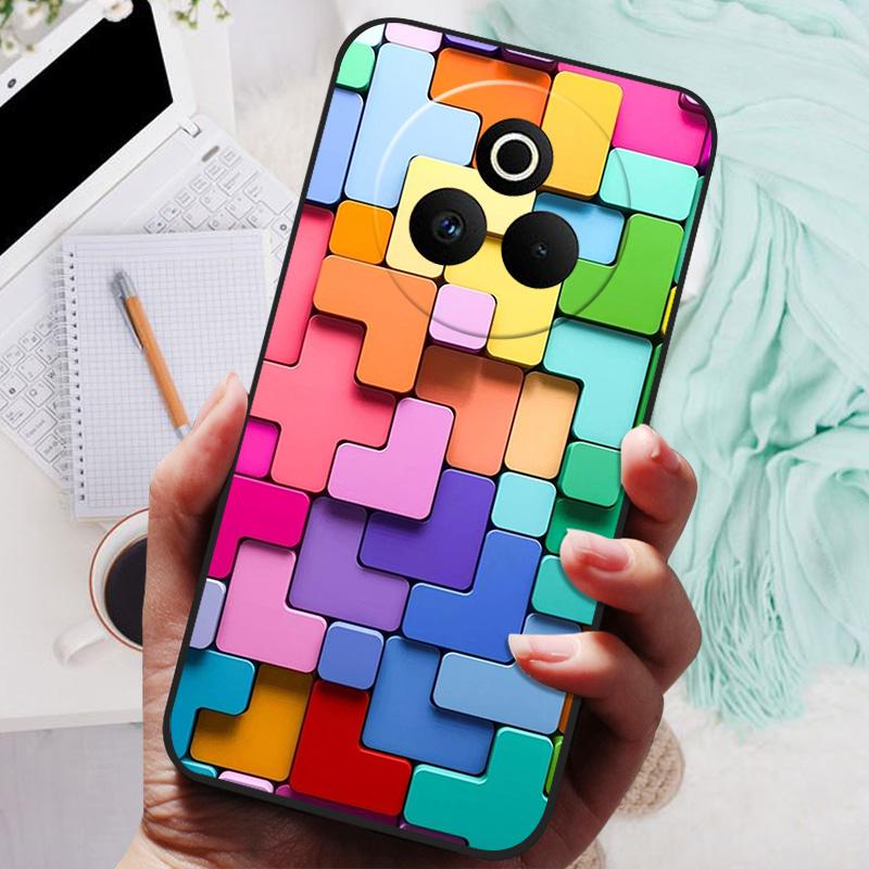 For Realme P3 Pro 5G Case Silicon Back Cover Phone Case for Realme P3 Ultra 5G Cases P 3 Pro Soft bumper coque Shockproof Fundas