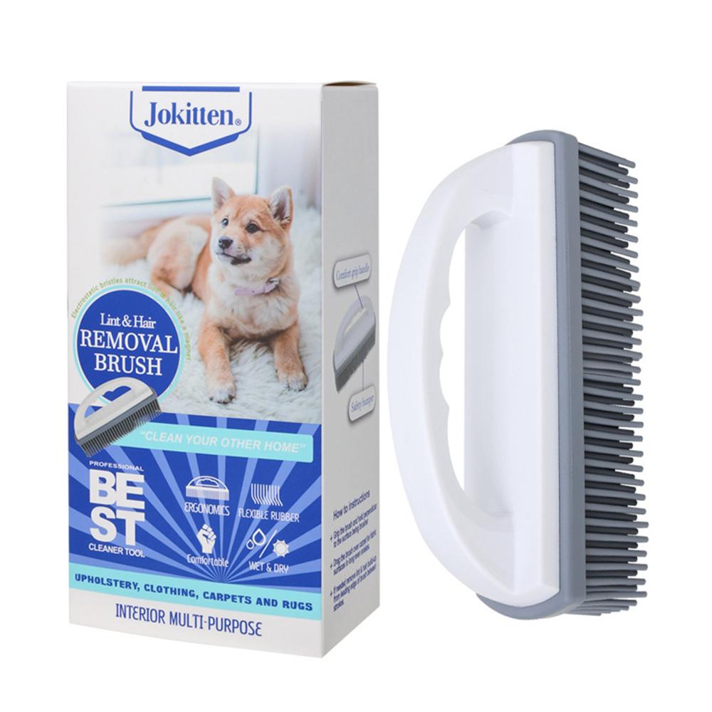 

Pet Comb & Bath Brush Set - Soft Bristle Dog Massage Brush, Foaming Bath Brush for Pets, Shedding Hair Removal Brush, белый