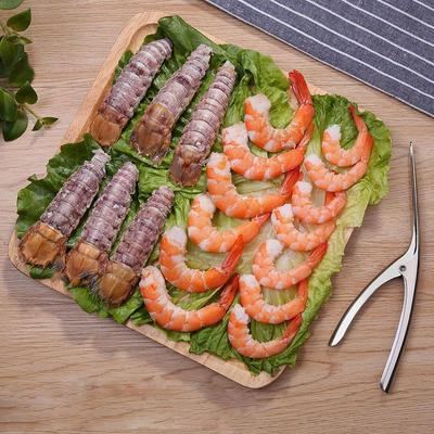 1PC Stainless Steel Prawn Peeler Shrimp Deveiner Peel Device Creative Kitchen Tools