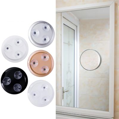 Suction Cups Small Round Single-sided 20X Clear Travel Close Up Makeup Mirror