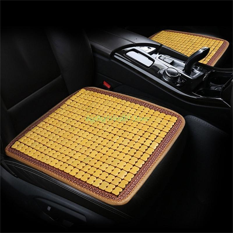 24TE Bamboos Seats Cover Bamboos Seats Mats for Breathable Comfortable in Offices Car