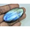 100Cts.Natural Labradorite Multi Fire Oval Cabochon Loose Gemstone 29X55X6MM D-249
