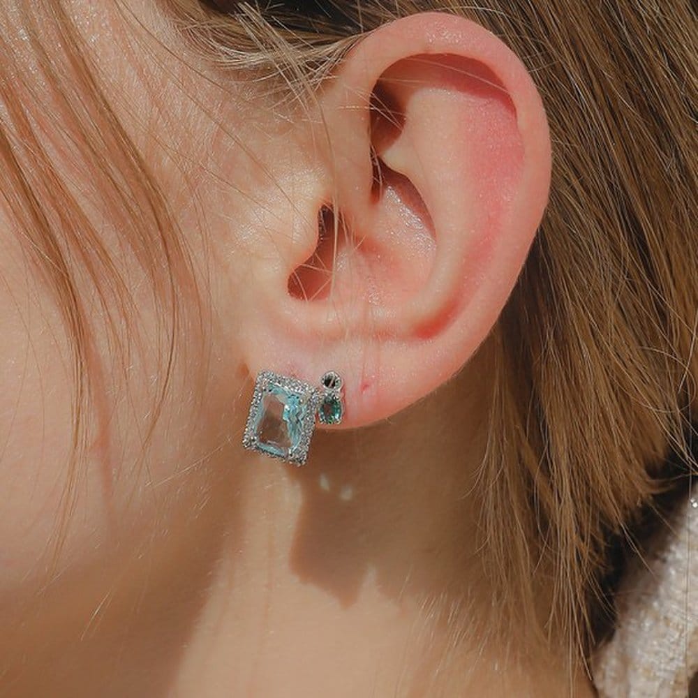 J.Lauren Siberian Quartz Mini Gemstone Earrings M03632