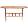 vidaXL Gartentisch Klappbar 135x85x75 cm Massivholz Akazie