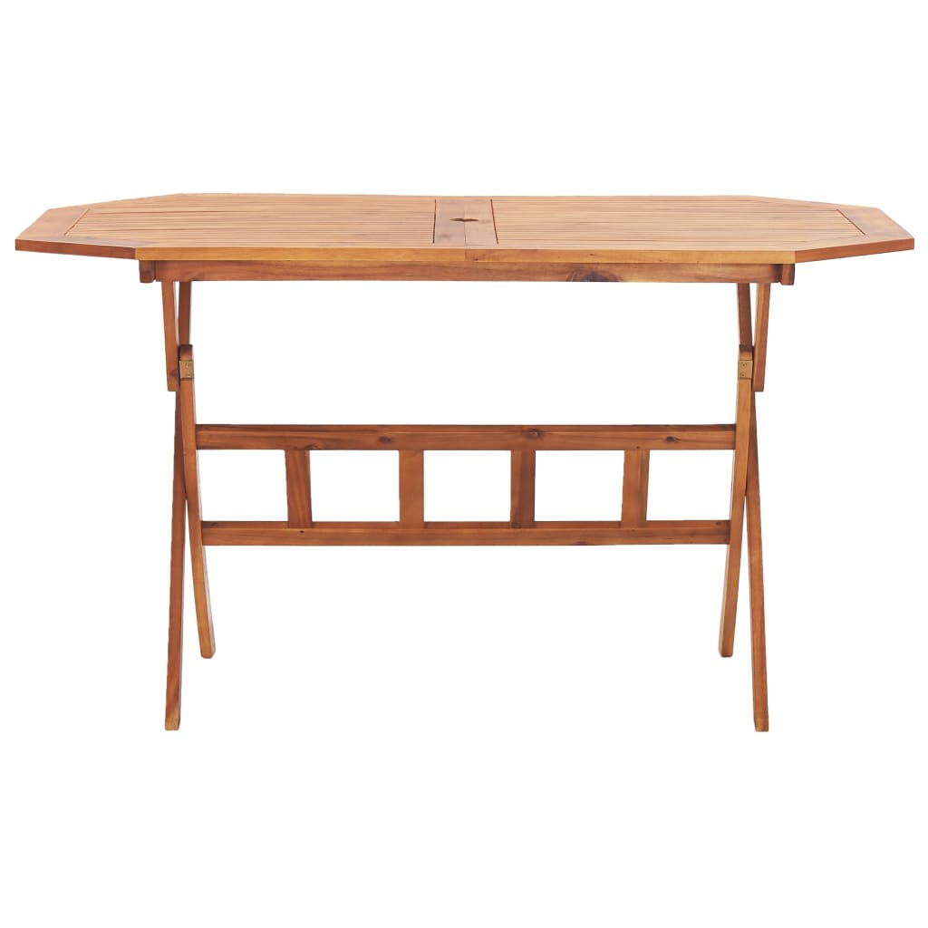 vidaXL Gartentisch Klappbar 135x85x75 cm Massivholz Akazie