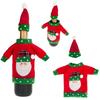 Case Clothes For Bottle Wine Alcohol Sweater With Hat Christmas Decoration