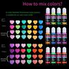 Thick Resin Coloring Pigment High Concentration UV Stable Dye with Cap Bottle 10ML Capacity Suitable for Art