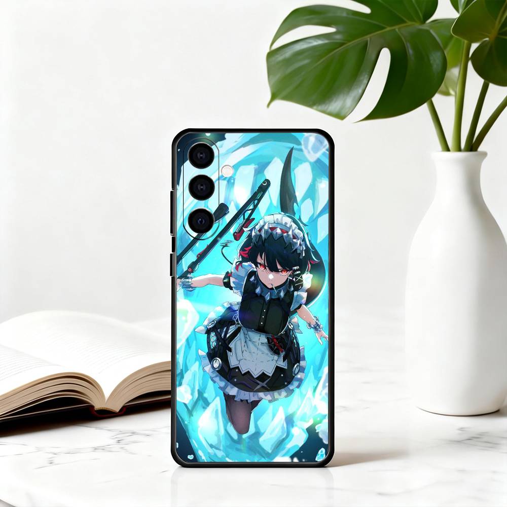 E-Ellen Joe Zenless Zone Zero Phone Case Black Silicone Soft For Samsung Galaxy A73,A72,A71,A70,A53,A52,A51