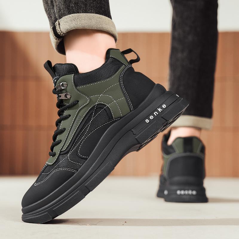 Autumn new light luxury mid-help outdoor hiking shoes retro non-slip shoes casual shoes