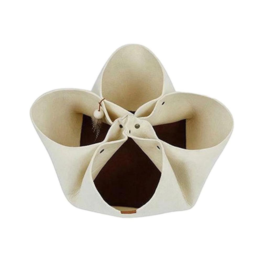 

Прочный коврик-тоннель для кошек Интерактивный игровой домик-палатка для кошек Игрушка для питомца Кровать для щенка/котенка белый