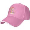 Colorful Mushroom Graphic Baseball Cap Polyester Casual Sun Hat Adjustable Golf Cap
