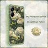 Elegant White Rose Phone Case For Xiaomi Poco F7 X7 X6 F6 M6 M5 M5S F5 X5 F4 X4 M4 F3 M3 X3 Pro 4G 5G GT Silicone Cover