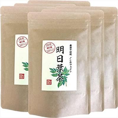 Asuha te 40g x 6 poser sæt Asuha te høstet på Izu-øerne Sugamo tebutik Yamanenen [Indenlandsk, 100% pesticidfri] Koffeinfri