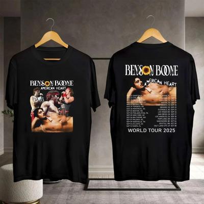 Benson Boone Konzertshirt Benson Boone American Heart Tour 2026 T-Shirt