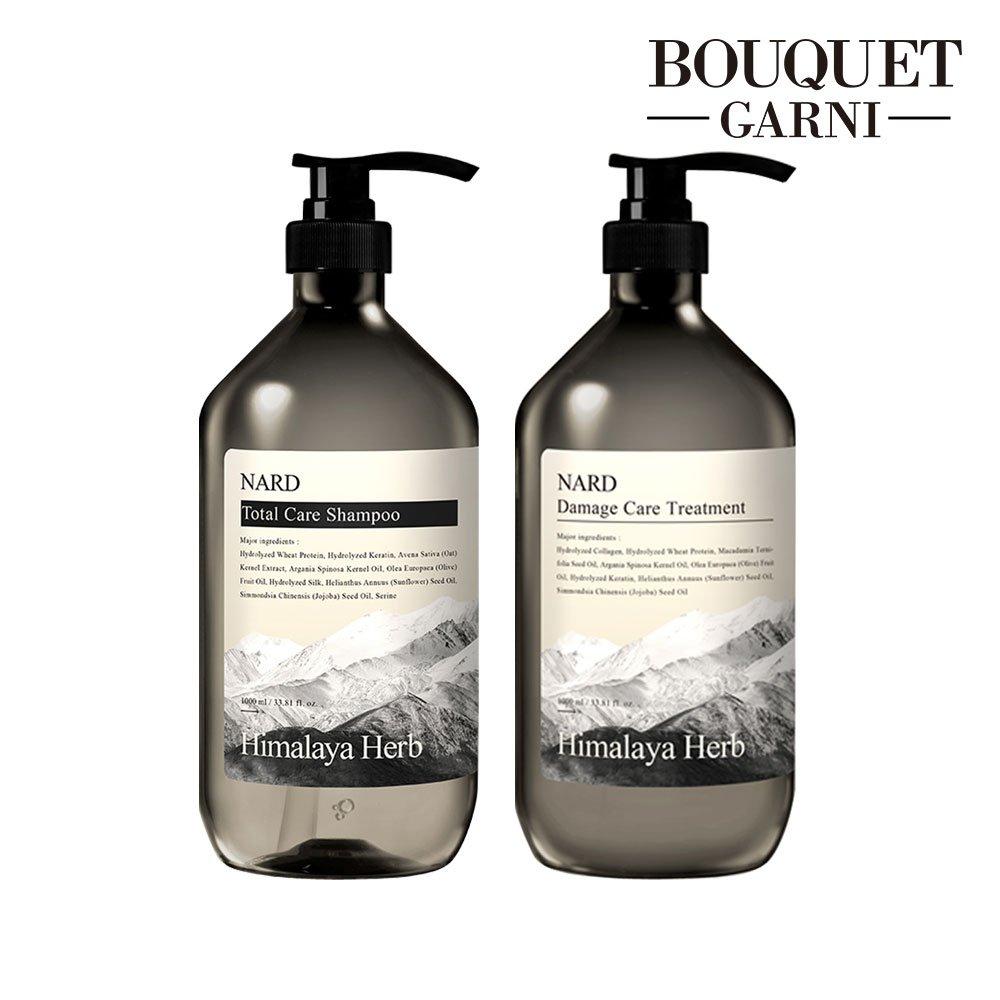 

Himalaya Herb Nard Total Care Shampoo Signature Scent 1000ml x1 + Treatment 1000ml x1