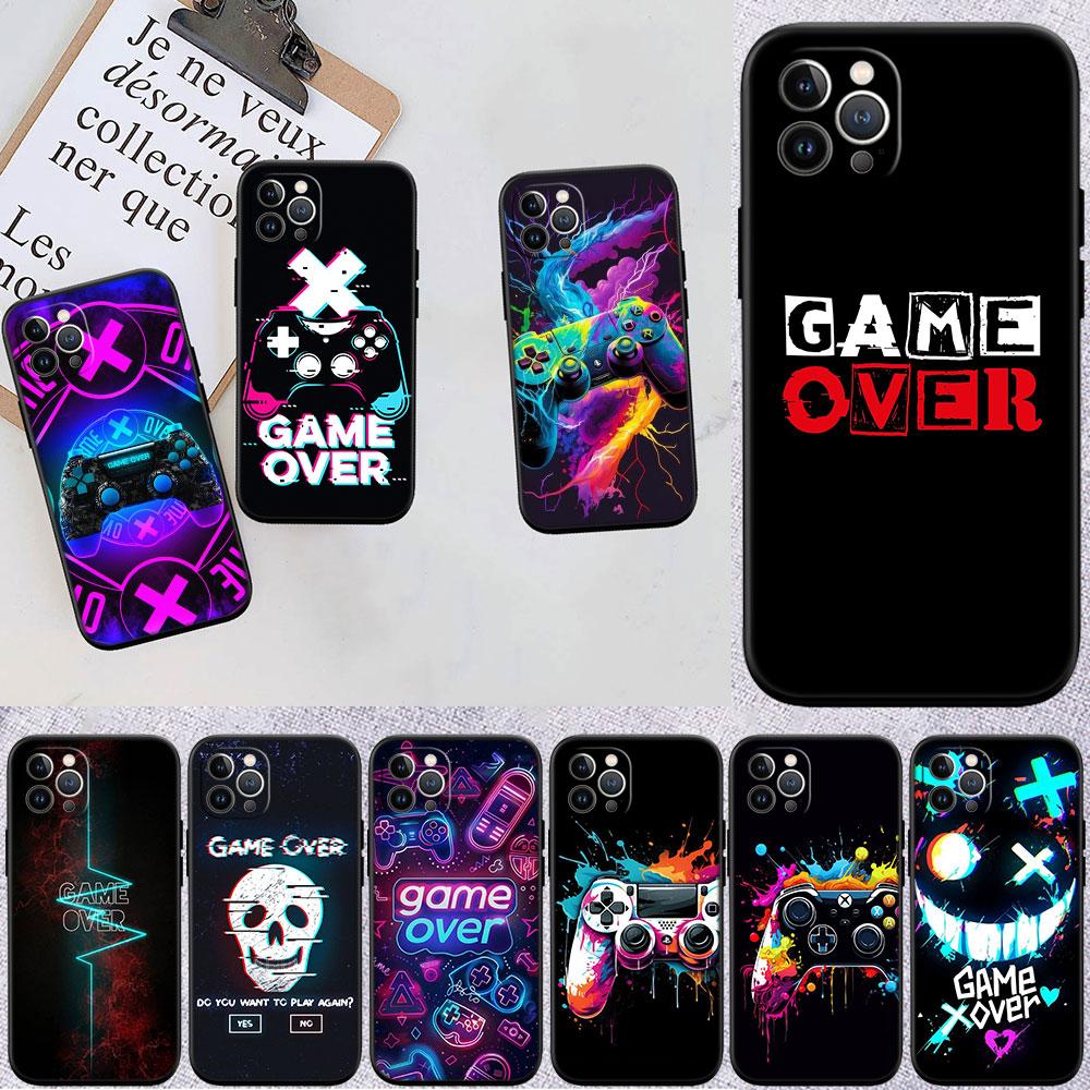 AQ57 Game Over Soft Shell Phone Case for Redmi Note 13 14 Pro+ Plus A3 A3X 13X 13C 13R 14S 14C 14R
