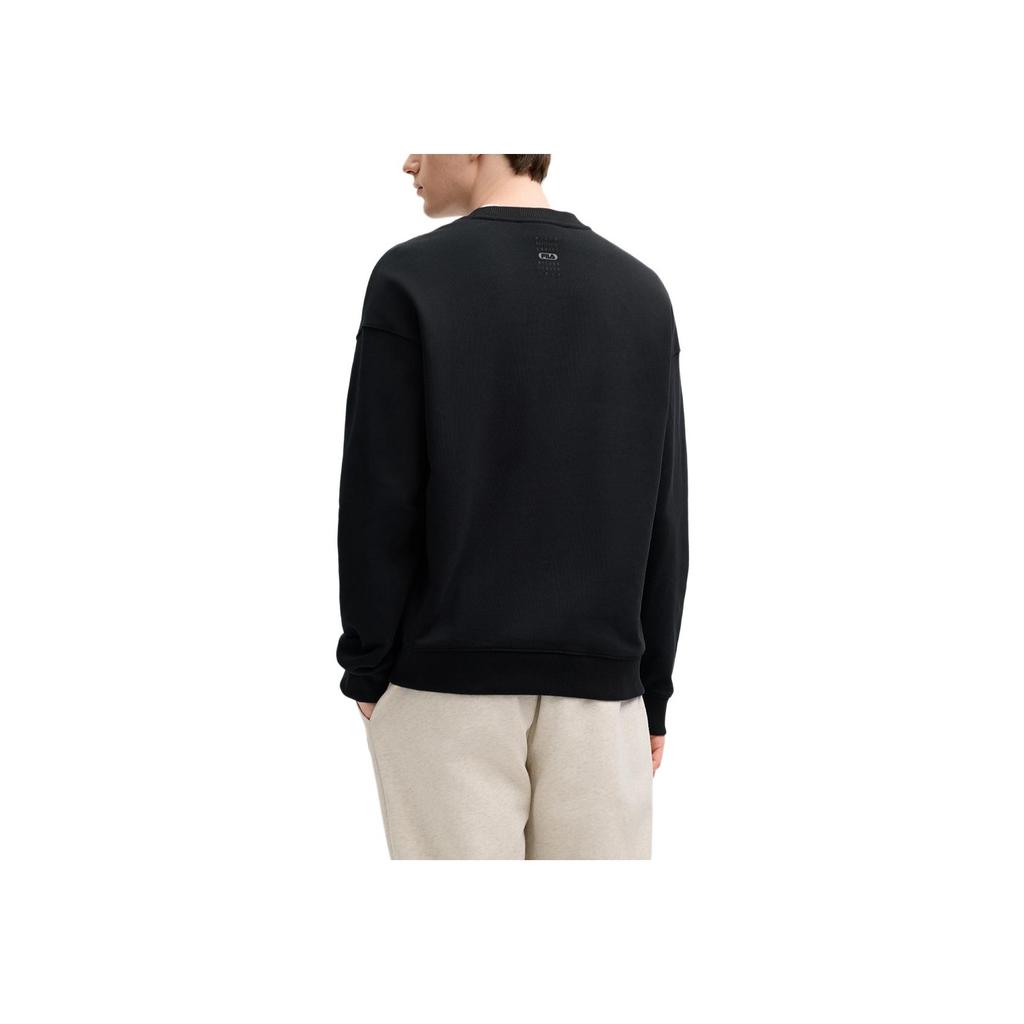 New FILA MILANO Collection Sweatshirt Men's Jet Black F11M515201FBK