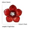 Stylish Simple Alloy Enamel Poppy Brooch Versatile Creative Women'S Clothing Brooch Ornament Pin