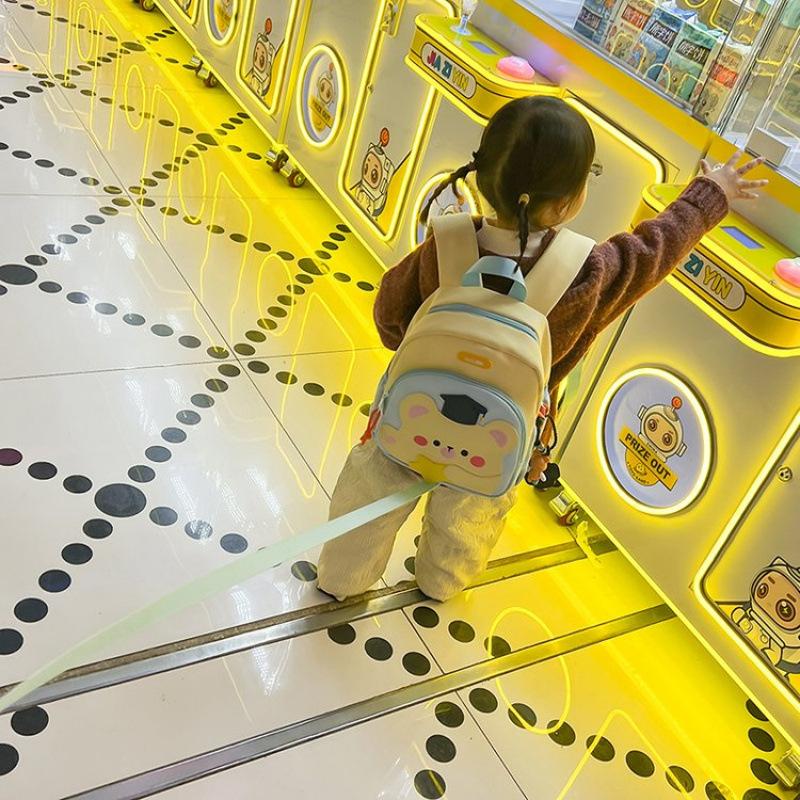 Schoolbag Fashion Cartoon School Bag Kindergarten Backpack Children's School Bag Men's and Women's Children's Backpack New Anti-Lost Bag