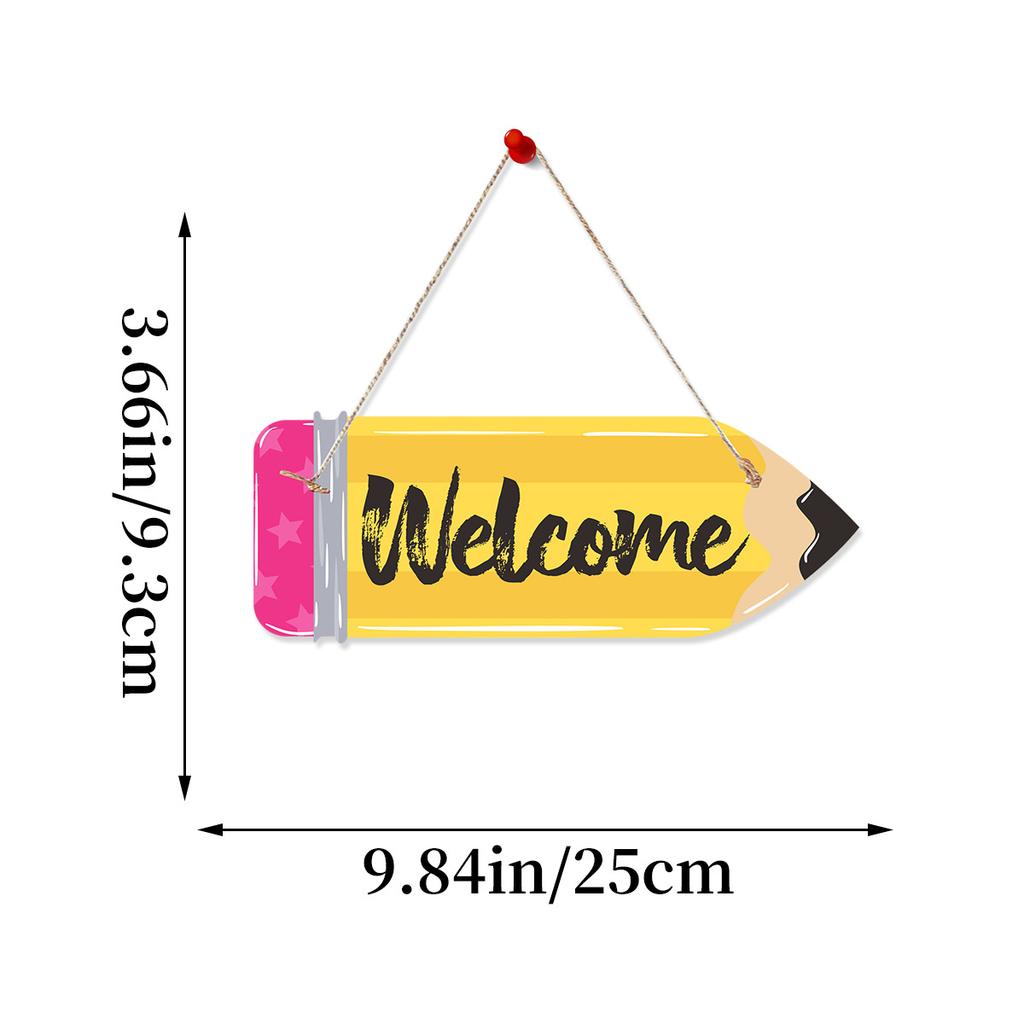 Schulsaison Themenparty Dekorationszubehör Zurück zur Schule Saison Willkommen zurück Zum Ziehen der Flagge Hängen der Flagge Kuchenstecker