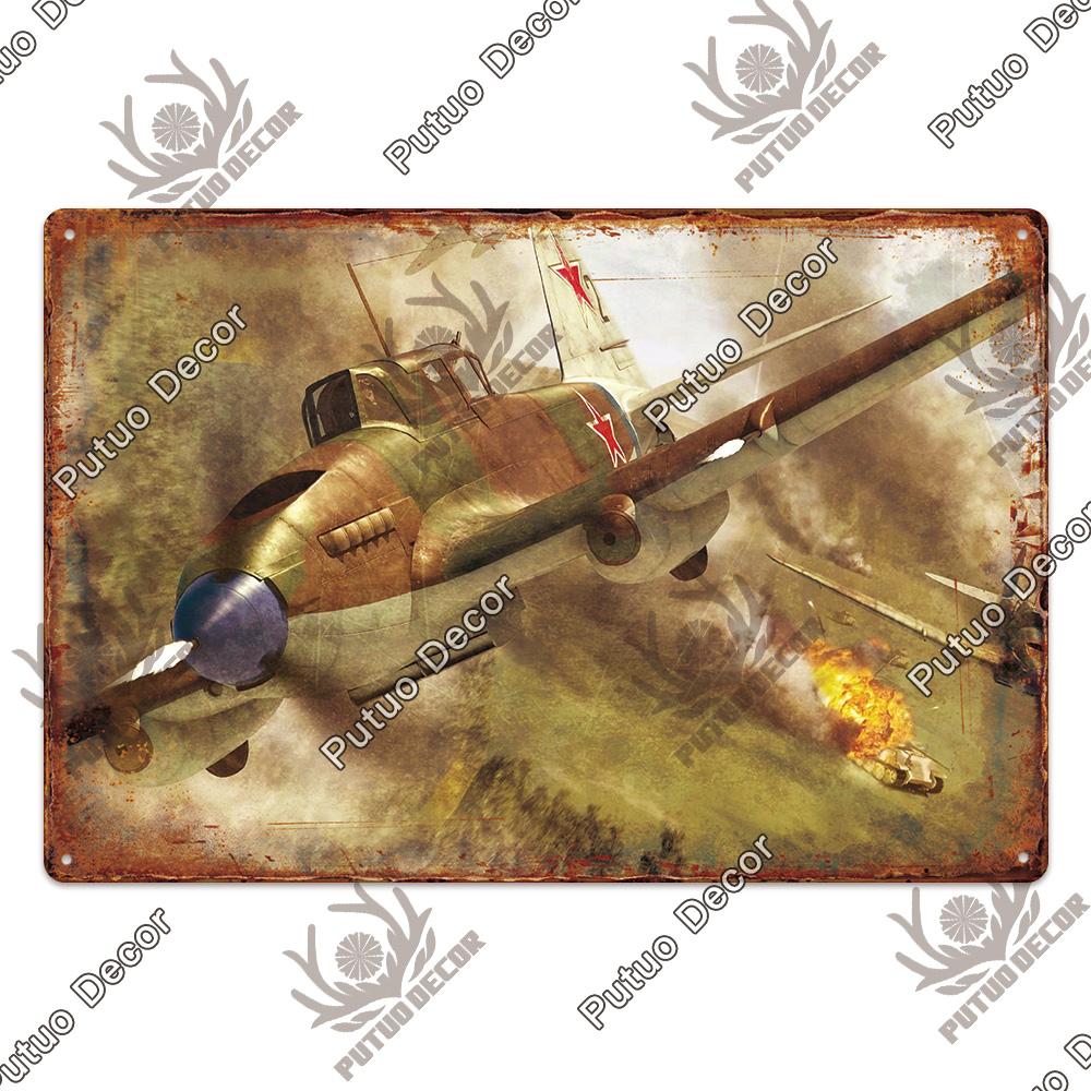 Dekor Das Flugzeug Vintage Blechschild Metallschild Dekorative Plakette Wanddeko Man Cave Raum Zuhause Club Schild