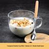 qiwei irregular heat-resistant glass breakfast cup