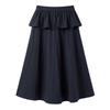 ELLE Modern Ruffle A-Line Midi Skirt
