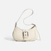 2025 New Trendy Women's Bag, Unique Design, Textured Baguette Bag, Vintage Underarm Bag, Versatile Wide-Strap Shoulder Bag
