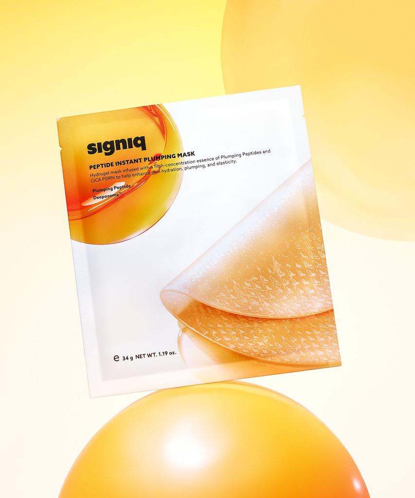 Peptide Plumping Mask (3 sheets x 2) + Double Effect Serum 30ml (+ Free Gift: 3 Mask Packs, 50ml Cream)