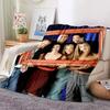 Cozy F-Friends Comedy Movie Characters Flannel Blanket for Beds Room Decoration Picnic - Customizable Gift Blanket