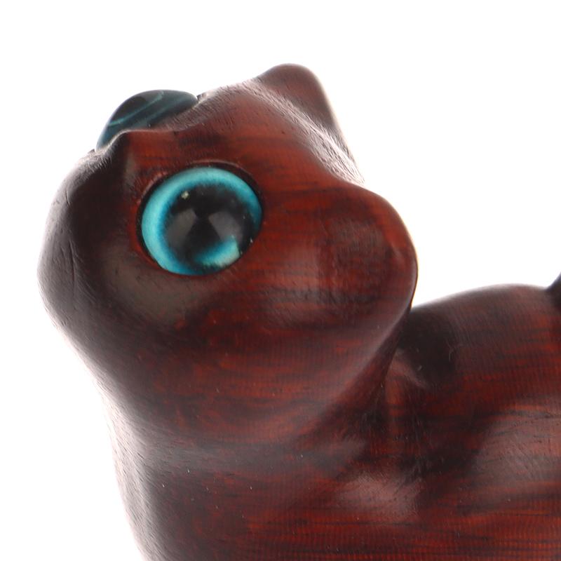 Büyüleyici Ahşap Yavru Kedi Figürini - Ev İçin El Yapımı Kedi Dekoru, Mükemmel Hediye Fikri Kedi Figürini Kedi Aksesuarları