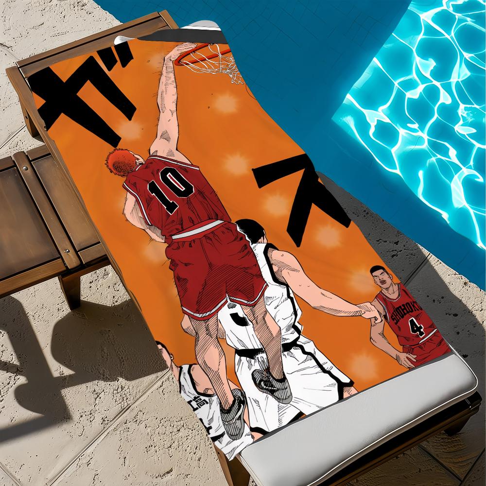 S-SLAM DUNK-K ANIME Towel Beach Quick Dry Soft Pool Towels Gift for Travel Gym Shower Camping sports