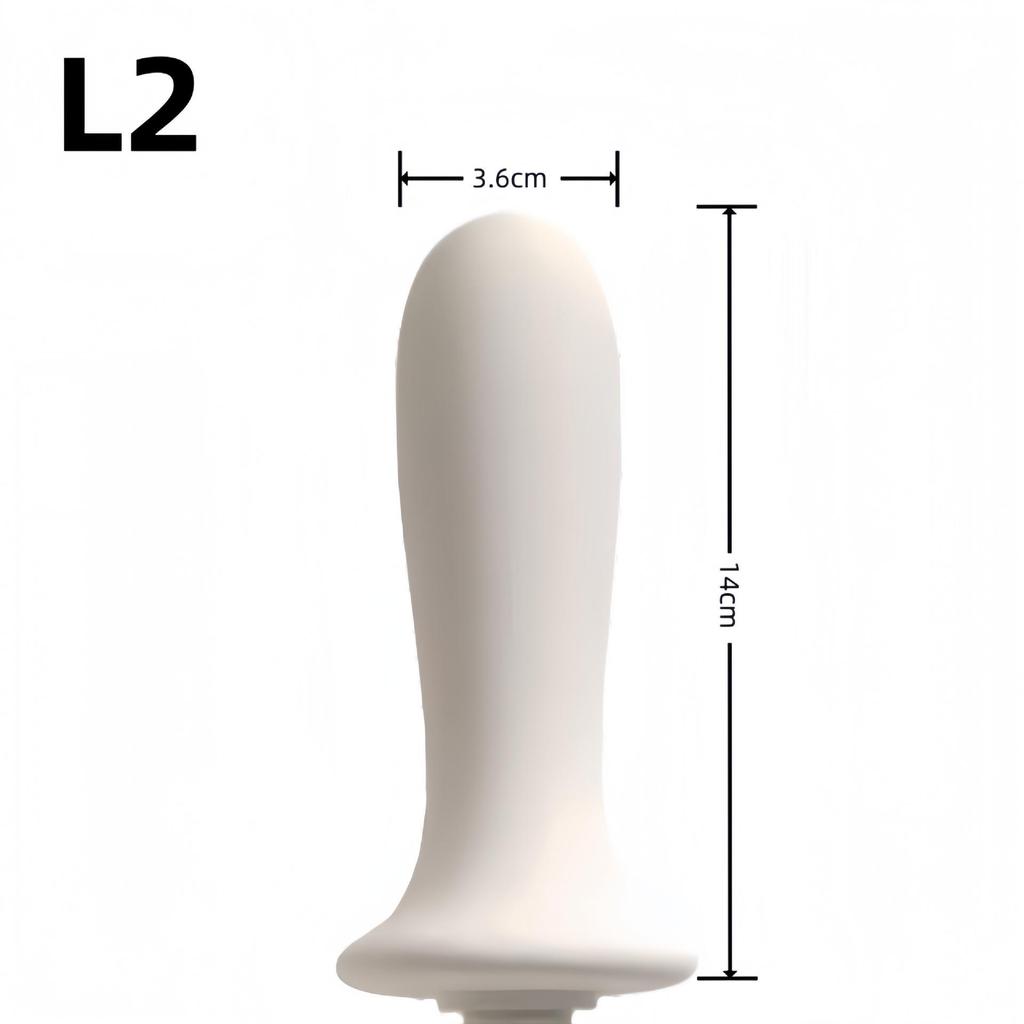 Wielofunkcyjny silikonowy adapter głowicy masującej do pistoletu do masażu tkanek głębokich - Cichy i kreatywny design